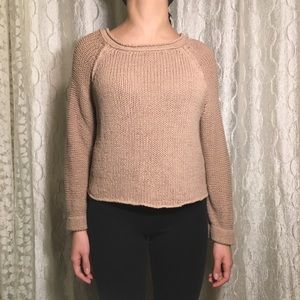 Free People open back sweater